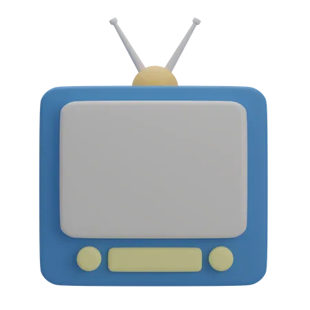 Fernseher  3D Illustration