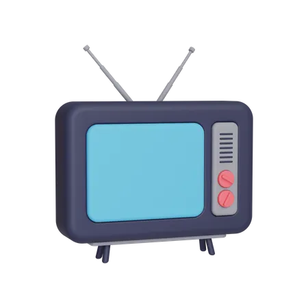 Fernsehen  3D Illustration