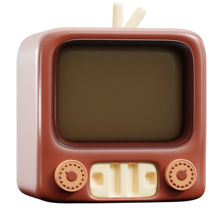 Fernseher  3D Icon