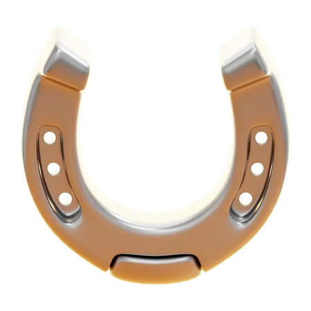 Ferradura de cavalo  3D Icon