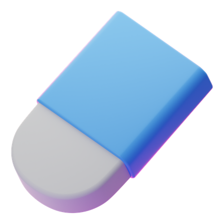 Ferramenta de apagar  3D Icon