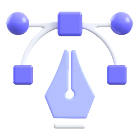Ferramenta caneta  3D Icon
