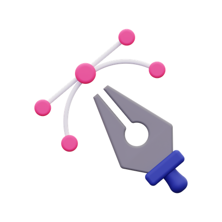 Ferramenta caneta  3D Icon