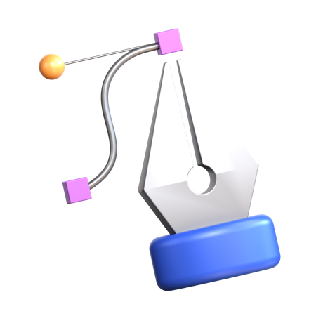 Ferramenta caneta  3D Icon