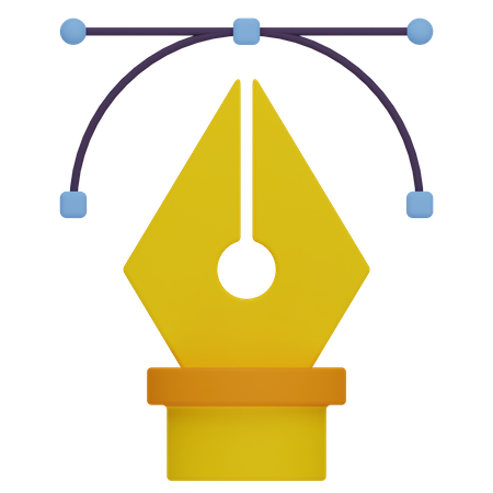 Ferramenta caneta  3D Icon