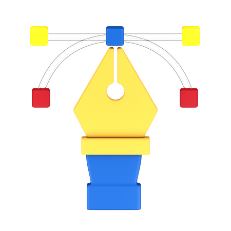 Ferramenta caneta  3D Icon