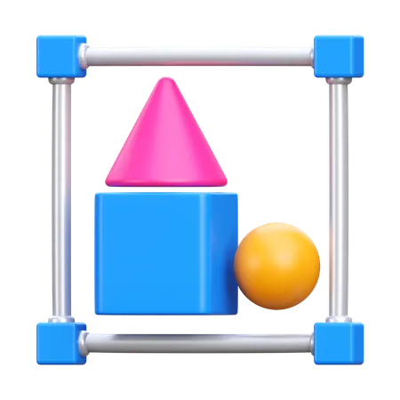 Ferramenta de forma  3D Icon