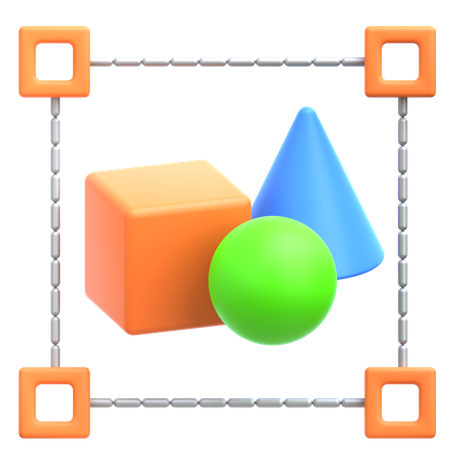 Ferramenta de forma  3D Icon