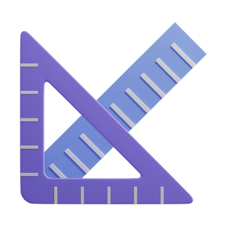 Ferramenta de geometria  3D Illustration