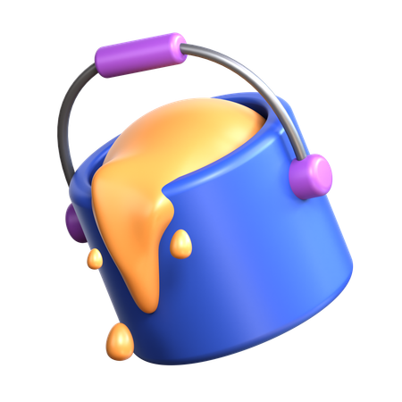 Ferramenta de preenchimento  3D Icon