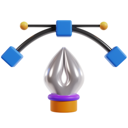 Ferramenta de vetor  3D Icon