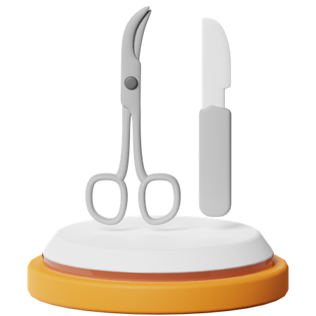 Ferramentas cirúrgicas  3D Icon