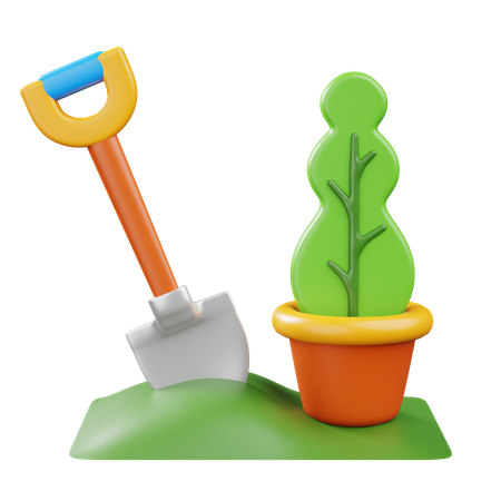 Ferramentas de jardinagem  3D Icon