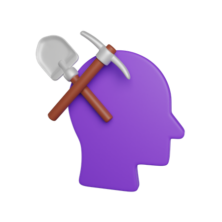 Ferramentas de pensamento  3D Icon
