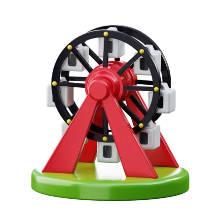Ferris Wheel 3 D Illustration 3D Icon