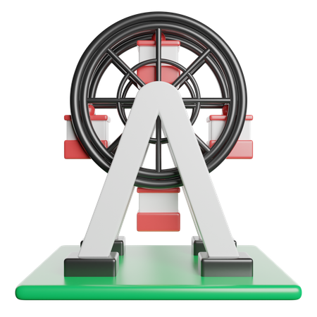 Ferris Wheel  3D Icon