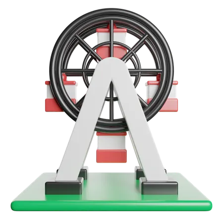 Ferris Wheel  3D Icon