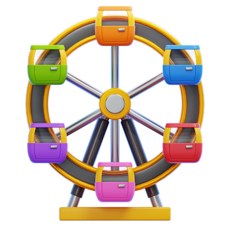 FERRIS WHEEL  3D Icon