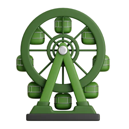 Ferris Wheel  3D Icon