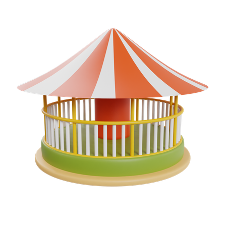 Ferris Wheel  3D Icon