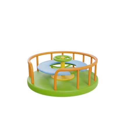 Ferris Wheel  3D Icon