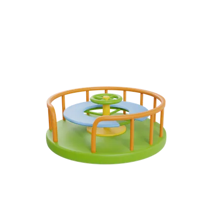 Ferris Wheel  3D Icon