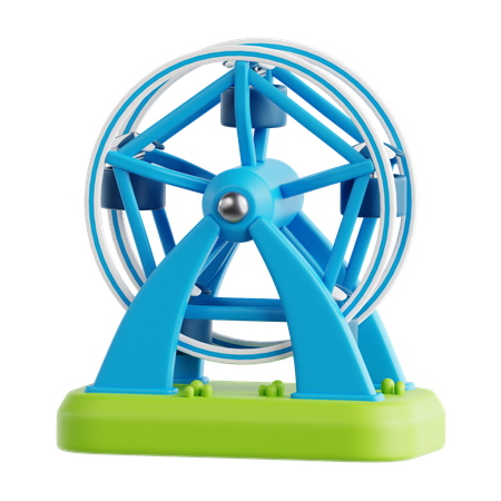 Ferris Wheel  3D Icon