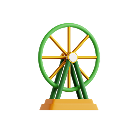 Ferris Wheel  3D Icon