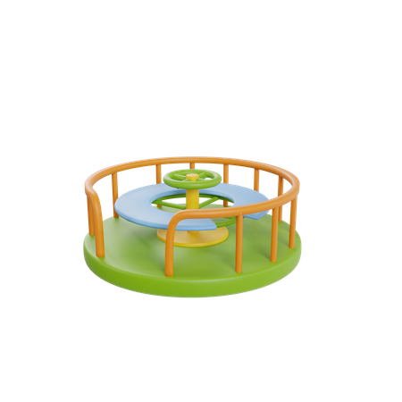 Ferris Wheel  3D Icon