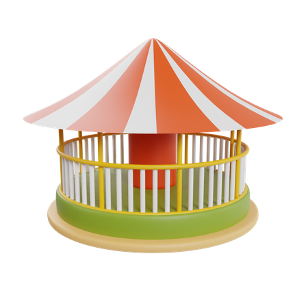 Ferris Wheel  3D Icon