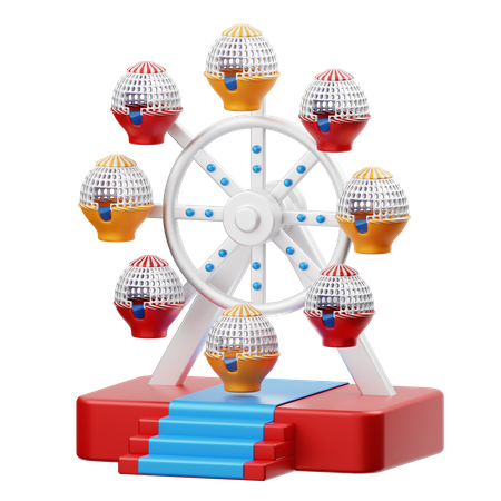 Ferris Wheels  3D Icon