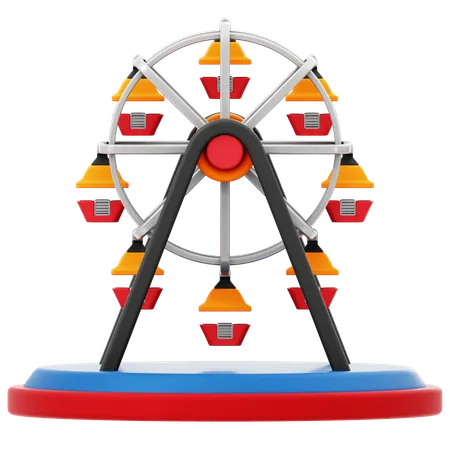 Ferris Wheels  3D Icon