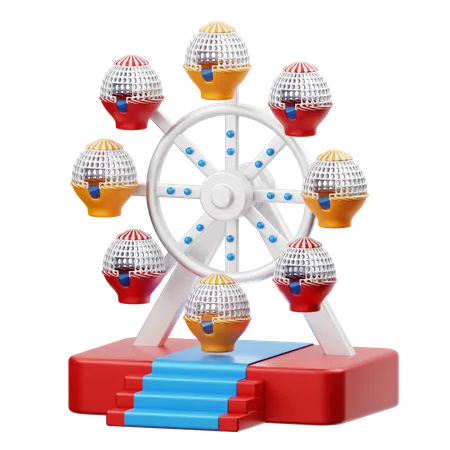 Ferris Wheels  3D Icon