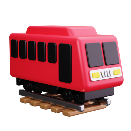 Ferrocarril  3D Icon