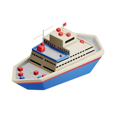 Ferry  3D Icon