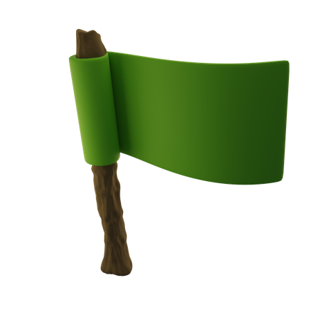 Fertige Flagge  3D Icon