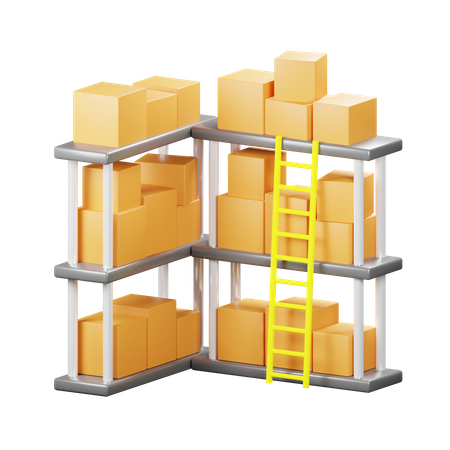 Fertigungslogistik  3D Icon