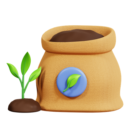 Fertilizante  3D Icon