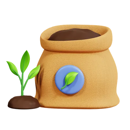 Fertilizante  3D Icon