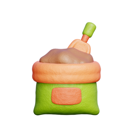 肥料袋  3D Icon