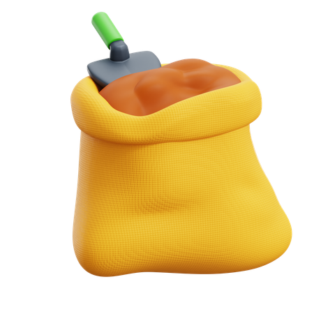 Fertilizer Bag  3D Icon