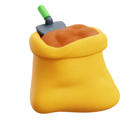 Fertilizer Bag  3D Icon