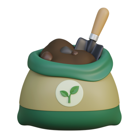 Fertilizer Bag  3D Icon