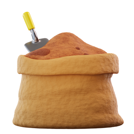 Fertilizer Bag  3D Icon