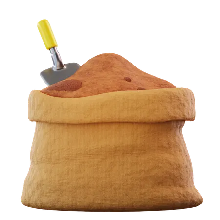 Fertilizer Bag  3D Icon