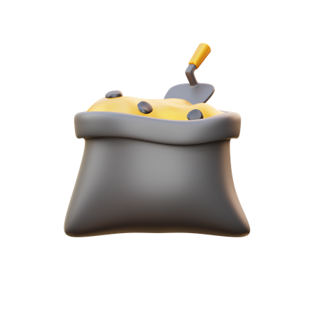 Fertilizer Bag  3D Icon