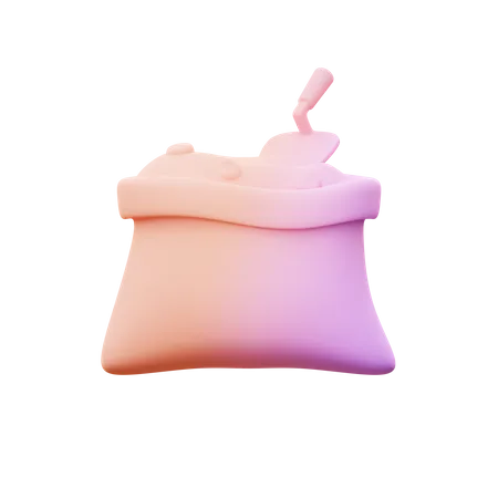 Fertilizer Bag  3D Icon