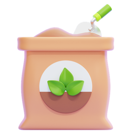 Fertilizer Bag  3D Icon