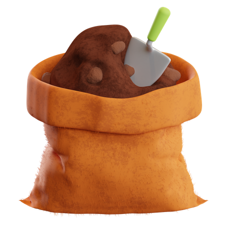 Fertilizer Bag  3D Icon