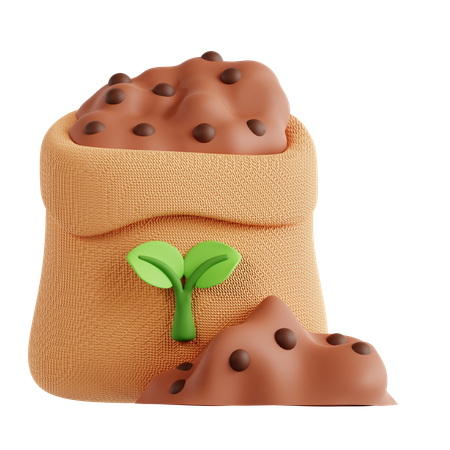 Fertilizer Bag  3D Icon